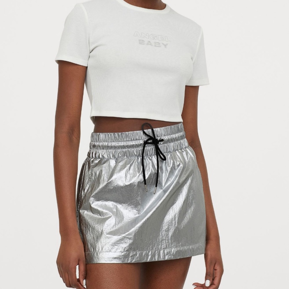 Silver skirt